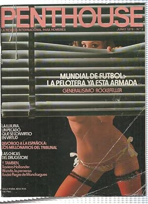 Imagen del vendedor de Revista: PENTHOUSE, Numero 03: MUNDIAL DE FUTBOL, la pelotera ya esta armada (1978) a la venta por El Boletin