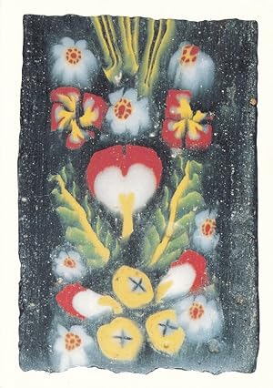 Bild des Verkufers fr POSTAL 18758: Plaque a decor floral zum Verkauf von EL BOLETIN