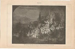 Bild des Verkufers fr LAMINA ESPASA 592: El Seermon de la Montaa de Rembrandt zum Verkauf von EL BOLETIN