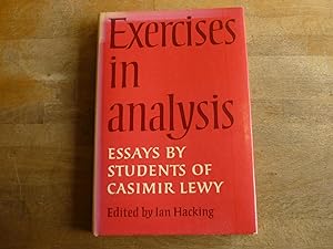 Seller image for Exercises in Analysis: Essays by Students of Casimir Lewy for sale by The Book Exchange