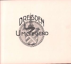 ALBUM VON DRESDEN. Titelblatt: DRESDEN UND UMGEBUNG.