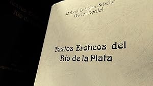Imagen del vendedor de Textos erticos del Ro de la Plata a la venta por Alberto Casares