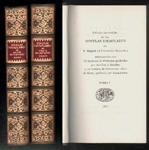 NOVELAS EJEMPLARES DE MIGUEL DE CERVANTES. DOS TOMOS. (FACSIMIL).