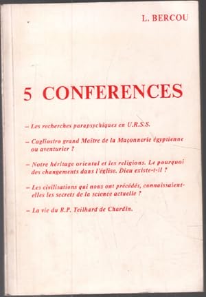 5 conférences