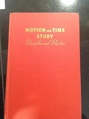 Seller image for TIME AND MOTION STUDY Principles and Practice for sale by Eat My Words Books