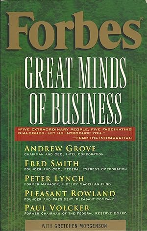 Seller image for Forbes Great Minds of Business for sale by ELK CREEK HERITAGE BOOKS (IOBA)