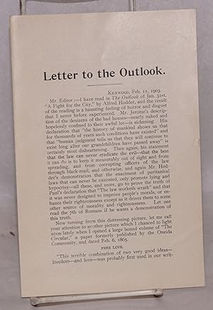 Letter to Outlook