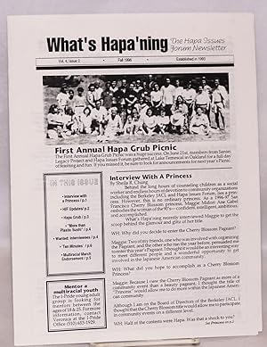 What's Hapa'ning: the Hapa issues forum newsletter. Vol. 4 no. 2 (Fall 1996)