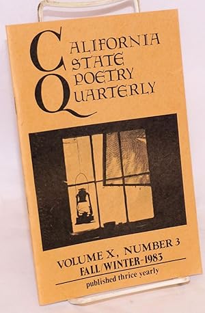 Seller image for California State Poetry Quarterly: vol. 10, #3, Fall/Winter 1983 for sale by Bolerium Books Inc.