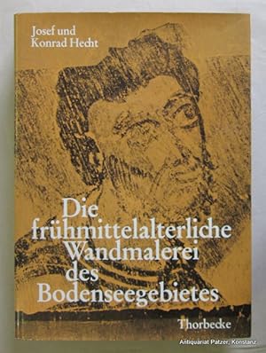 Bild des Verkufers fr Die frhmittelalterliche Wandmalerei des Bodenseegebietes. Text- u. Tafelband in 2 Bnden. Sigmaringen, Thorbecke, 1979. Gr.-4to. (35 : 25 cm). XIX, 356 S.; XIV S., S. 357-736 mit Farbtafeln u. 503 Abbildungen. Or.-Lwd. mit Schutzumschlag; Schutzumschlge leicht verblasst u. mit minimalen Randlsuren u. 1 hinterlegten Einriss. (ISBN 379957008X). - Gutes Exemplar. zum Verkauf von Jrgen Patzer