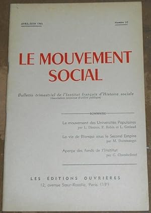 Le Mouvement Social n°35