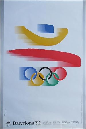 Barcelona 92 - Games of the XXV Olympiad Barcelona 1992. 70x50 cm.
