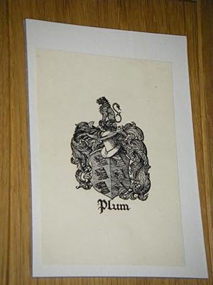 Wappen-ExLibris Plum