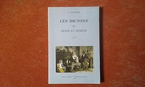 Imagen del vendedor de Les dictons de Seine-et-Marne colligs 1873 a la venta por Librairie de la Garenne