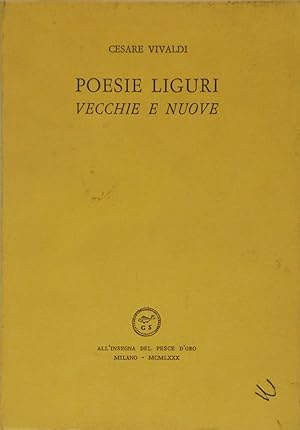 Immagine del venditore per Poesie Liguri venduto da FABRISLIBRIS