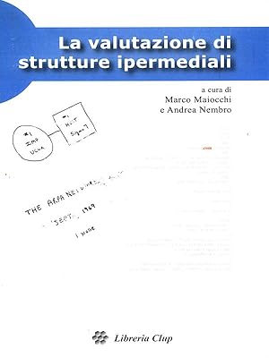Seller image for La valutazione di strutture ipermediali for sale by Librodifaccia