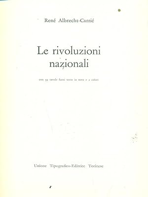 Bild des Verkufers fr Storia universale dei popoli e delle civilta' XII - Le rivoluzioni nazionali zum Verkauf von Librodifaccia