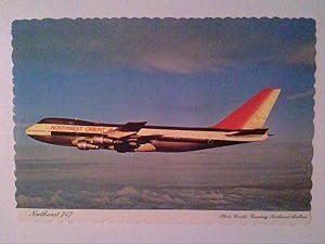Bild des Verkufers fr AK. Northwest Orient's 747. Seitenansicht. zum Verkauf von ABC Versand e.K.