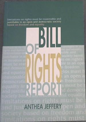 Seller image for Bill Of Rights Report 1996/97 for sale by Chapter 1