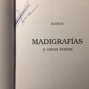 Imagen del vendedor de Madigrafias y otros textos a la venta por Largine