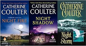 Seller image for Catherine Coulter NIGHT FIRE TRILOGY Historical Romance Set Paperbacks 1-3 for sale by Lakeside Books