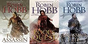 Seller image for Robin Hobb FITZ & THE FOOL Fantasy Series Trilogy Paperback Collection Books 1-3 for sale by Lakeside Books