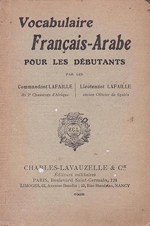 Seller image for Vocabulaire franais-arabe pour les dbutants for sale by Pare Yannick