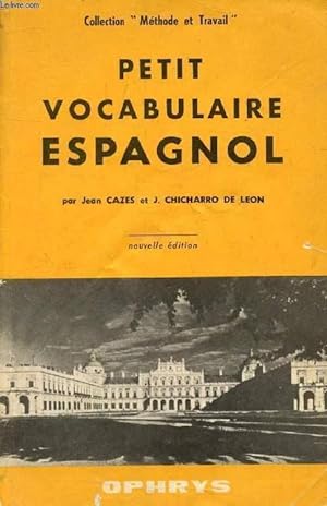 Bild des Verkufers fr PETIT VOCABULAIRE ESPAGNOL zum Verkauf von Le-Livre