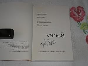 Seller image for Jack Vance (Writers Of The 21St Century): Signed for sale by SkylarkerBooks