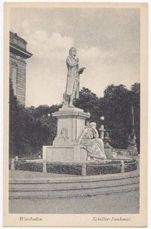 Wiesbaden. Schiller-Denkmal.