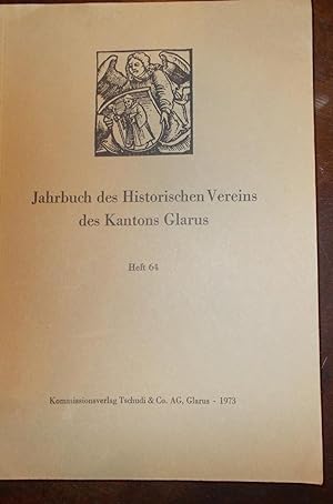 Jahrbuch des Historischen Vereins des Kantons Glarus, Heft 64