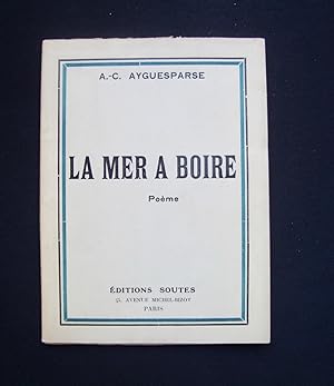Seller image for La mer  boire - pome - for sale by Le Livre  Venir