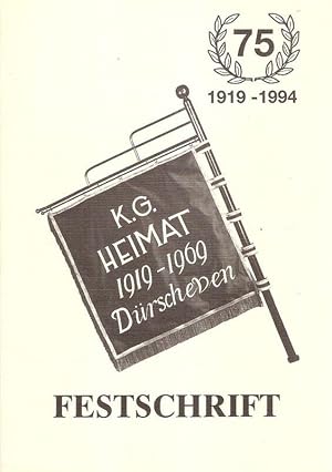 Seller image for Festschrift. Karnevalsgesellschaft Heimat 1919 (Drscheven). 75 Jahre, 1919 - 1994. for sale by Brbel Hoffmann