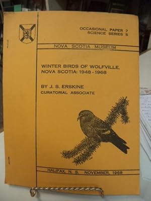 Winter Birds of Wolfville, Nova Scotia: 1948 -1968