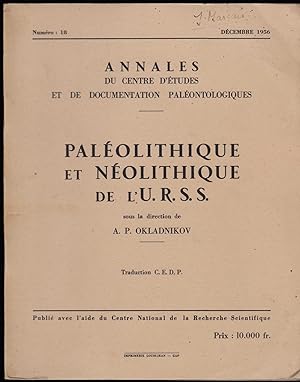 Paléolithique et néolithique de l'U.R.S.S. [1953]. Trad. M. Pietresson de Saint-Aubin.
