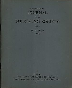 Imagen del vendedor de Journal of the Folk-Song Society, No. 7 (Vol. 2, No. 2): The Ballad-Sheet and Garland a la venta por Masalai Press