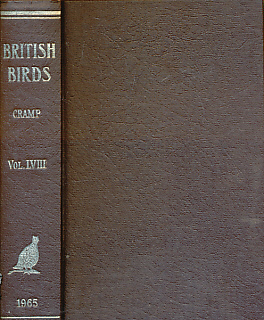 Immagine del venditore per British Birds Monthly Journal. Volume 58. 1965 venduto da Barter Books Ltd