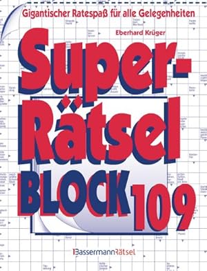 Seller image for Superrtselblock 109: Gigantischer Ratespa fr alle Gelegenheiten : Gigantischer Ratespa fr alle Gelegenheiten for sale by AHA-BUCH