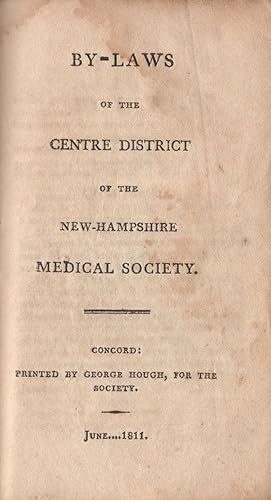 By-Laws of the Centre District of the New-Hampshire Medical Society.