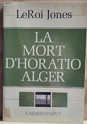 Seller image for La Mort D'Horatio Alger for sale by Shore Books
