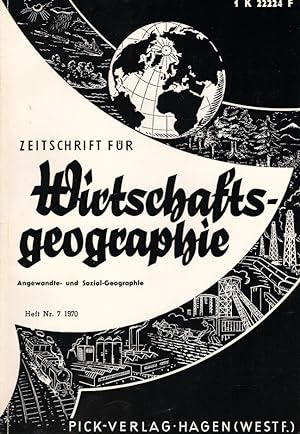 Seller image for Zeitschrift fr Wirtschaftsgeographie. Heft 7, 14. Jahrgang. / Herausgeber: Irmfried Siedentop for sale by Schrmann und Kiewning GbR