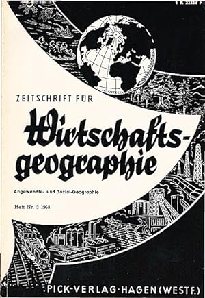 Seller image for Zeitschrift fr Wirtschaftsgeographie. Heft 3, 12. Jahrgang. / Herausgeber: Irmfried Siedentop for sale by Schrmann und Kiewning GbR
