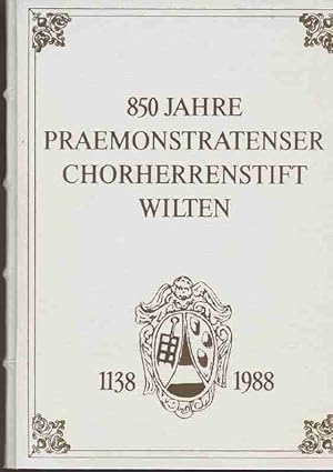 Bild des Verkufers fr 850 Jahre Praemonstratenser Chorherrenstift Wilten. 1138-1988. Jubilumsausgabe. zum Verkauf von Antiquariat time