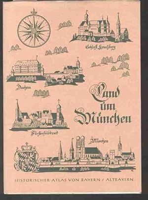 Bild des Verkufers fr Historischer Atlas von Bayern / Altbayern. Heft 11/12. Die Landgerichte Dachau und Kranzberg. Mit eh dat. Widmung des Verfassers. zum Verkauf von Antiquariat time