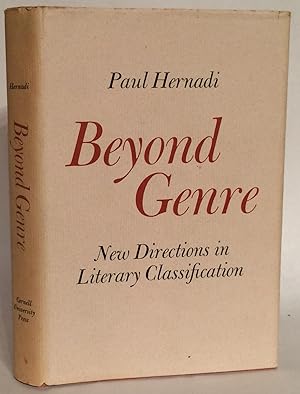 Imagen del vendedor de Beyond Genre. New Directions in Literary Classification. a la venta por Thomas Dorn, ABAA