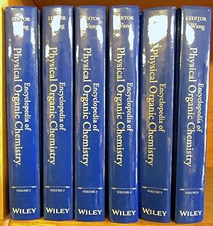 Bild des Verkufers fr Encyclopedia of physical organic chemistry. COMPLETE 6 volume set in as-new condition zum Verkauf von Hammer Mountain Book Halls, ABAA