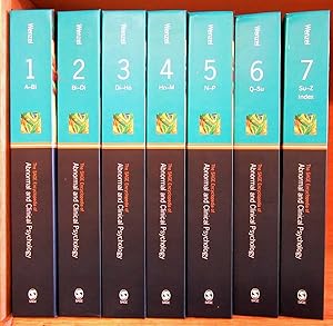 Bild des Verkufers fr The SAGE encyclopedia of abnormal and clinical psychology. COMPLETE 7 volume set in as-new condition zum Verkauf von Hammer Mountain Book Halls, ABAA