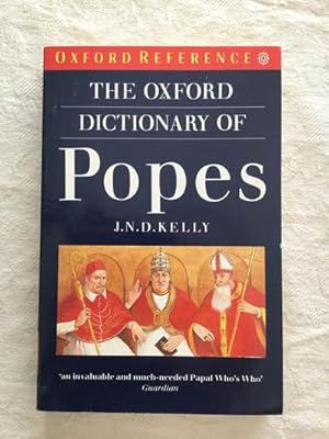 Seller image for The oxford dictionary of Popes for sale by Libros Ambig