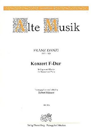 Bild des Verkufers fr Konzert F-Dur fr Fagott und Orchester : fr Fagott und Klavier zum Verkauf von AHA-BUCH GmbH