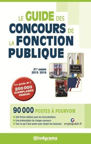 le guide des concours de la fonction publique